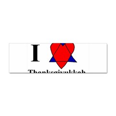 Heartstar Bumper Sticker by Thanksgivukkah