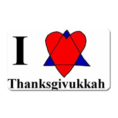 Heartstar Magnet (rectangular) by Thanksgivukkah