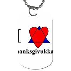 Heartstar Dog Tag (one Sided) by Thanksgivukkah