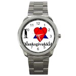 Heartstar Sport Metal Watch Front