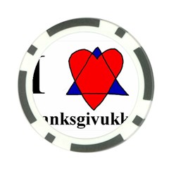 Heartstar Poker Chip by Thanksgivukkah