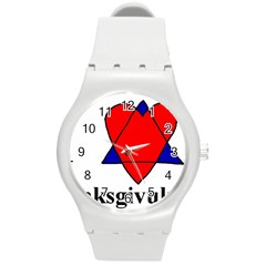 Heartstar Plastic Sport Watch (medium) by Thanksgivukkah