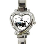 Kodak (3)c Heart Italian Charm Watch  Front