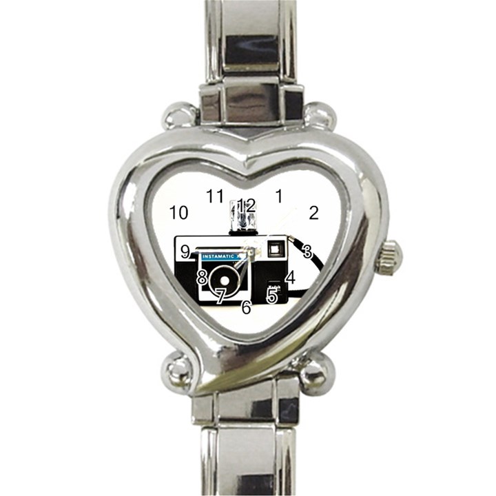 Kodak (3)c Heart Italian Charm Watch 