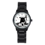 Img 2084bb Sport Metal Watch (Black) Front