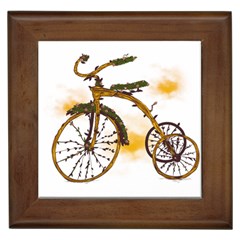 Tree Cycle Framed Ceramic Tile by Contest1753604