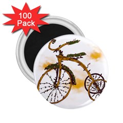 Tree Cycle 2 25  Button Magnet (100 Pack) by Contest1753604