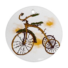 Tree Cycle Round Ornament (two Sides) by Contest1753604