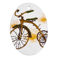 Tree Cycle Oval Ornament (two Sides) by Contest1753604