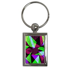 Modern Art Key Chain (rectangle) by Siebenhuehner