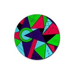 Modern Art Drink Coaster (round) by Siebenhuehner