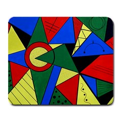 Modern Art Large Mouse Pad (rectangle) by Siebenhuehner