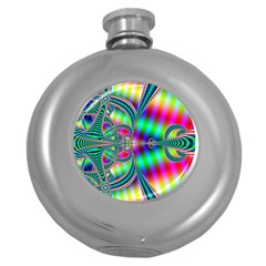 Modern Art Hip Flask (round) by Siebenhuehner