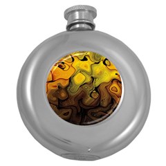 Modern Art Hip Flask (round) by Siebenhuehner