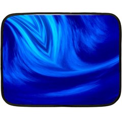 Wave Mini Fleece Blanket (two Sided) by Siebenhuehner