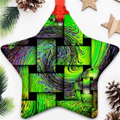 Modern Art Star Ornament (two Sides) by Siebenhuehner