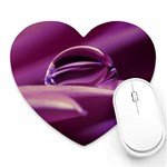 Waterdrop Mouse Pad (Heart) Front