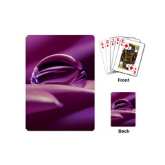 Waterdrop Playing Cards (mini) by Siebenhuehner