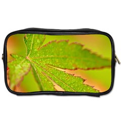 Leaf Travel Toiletry Bag (one Side) by Siebenhuehner