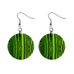 Bamboo Mini Button Earrings by Siebenhuehner