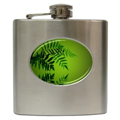 Leaf Hip Flask by Siebenhuehner