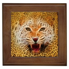 Jaguar Electricfied Framed Ceramic Tile by masquerades