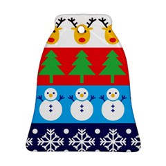 Winter Christmas Bell Ornament (two Sides) by Contest1732468