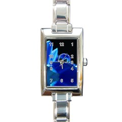 Waterdrop Rectangular Italian Charm Watch by Siebenhuehner