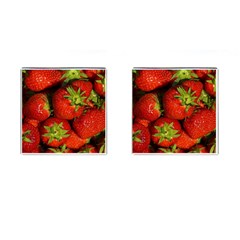 Strawberry  Cufflinks (square) by Siebenhuehner