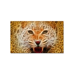 Electrified Fractal Jaguar Sticker Rectangular (100 Pack) by TheWowFactor