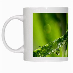 Waterdrops White Coffee Mug by Siebenhuehner