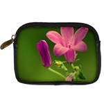 Campanula Close Up Digital Camera Leather Case Front