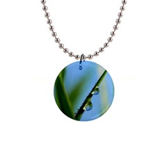 Waterdrops Button Necklace by Siebenhuehner