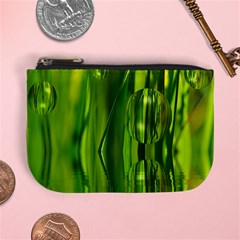 Green Bubbles  Coin Change Purse by Siebenhuehner