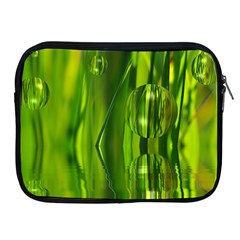 Green Bubbles  Apple Ipad 2/3/4 Zipper Case by Siebenhuehner