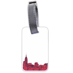 Skyline Luggage Tag (one Side) by PaolAllen