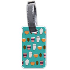 Time For Coffee Luggage Tag (one Side) by PaolAllen