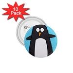 Hello Penguin 1.75  Button (10 pack) Front