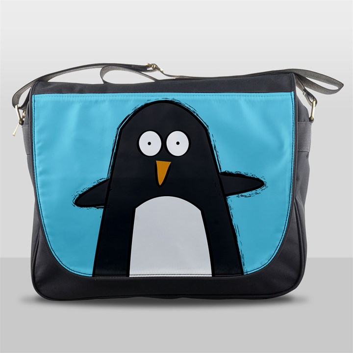 Hello Penguin Messenger Bag