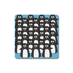 Penguin Group Magnet (square) by PaolAllen