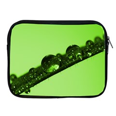 Green Drops Apple Ipad 2/3/4 Zipper Case by Siebenhuehner