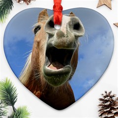 Haflinger  Heart Ornament by Siebenhuehner