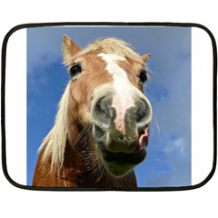 Haflinger  Mini Fleece Blanket (two Sided) by Siebenhuehner