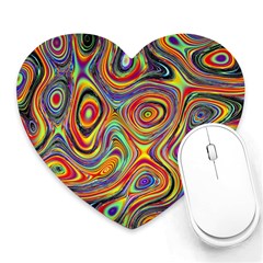 Modern  Mouse Pad (heart) by Siebenhuehner