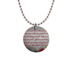 Maggie s Quote Button Necklace by AuthorPScott