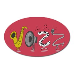 Jazz Magnet (oval) by PaolAllen