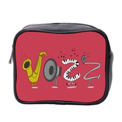 Jazz Mini Travel Toiletry Bag (two Sides) by PaolAllen2