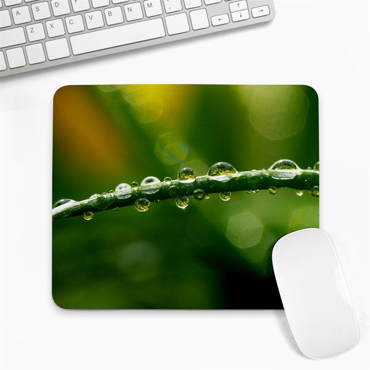 Waterdrops Large Mouse Pad (Rectangle)