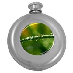 Waterdrops Hip Flask (round) by Siebenhuehner