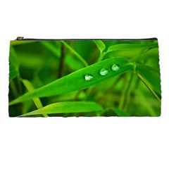 Bamboo Leaf With Drops Pencil Case by Siebenhuehner